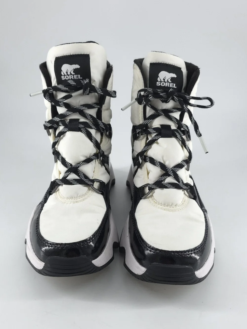 SOREL Women's Kinetic Impact Sport Waterproof Boot sea salt black Size 11